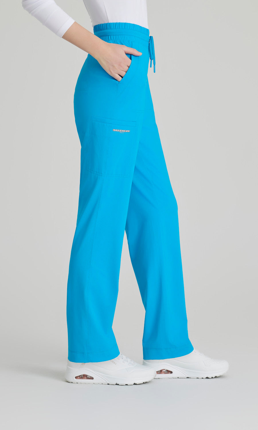 Skechers Slip-Ins Knits SKP668 Reach Knit Scrub Pants Bold Azure