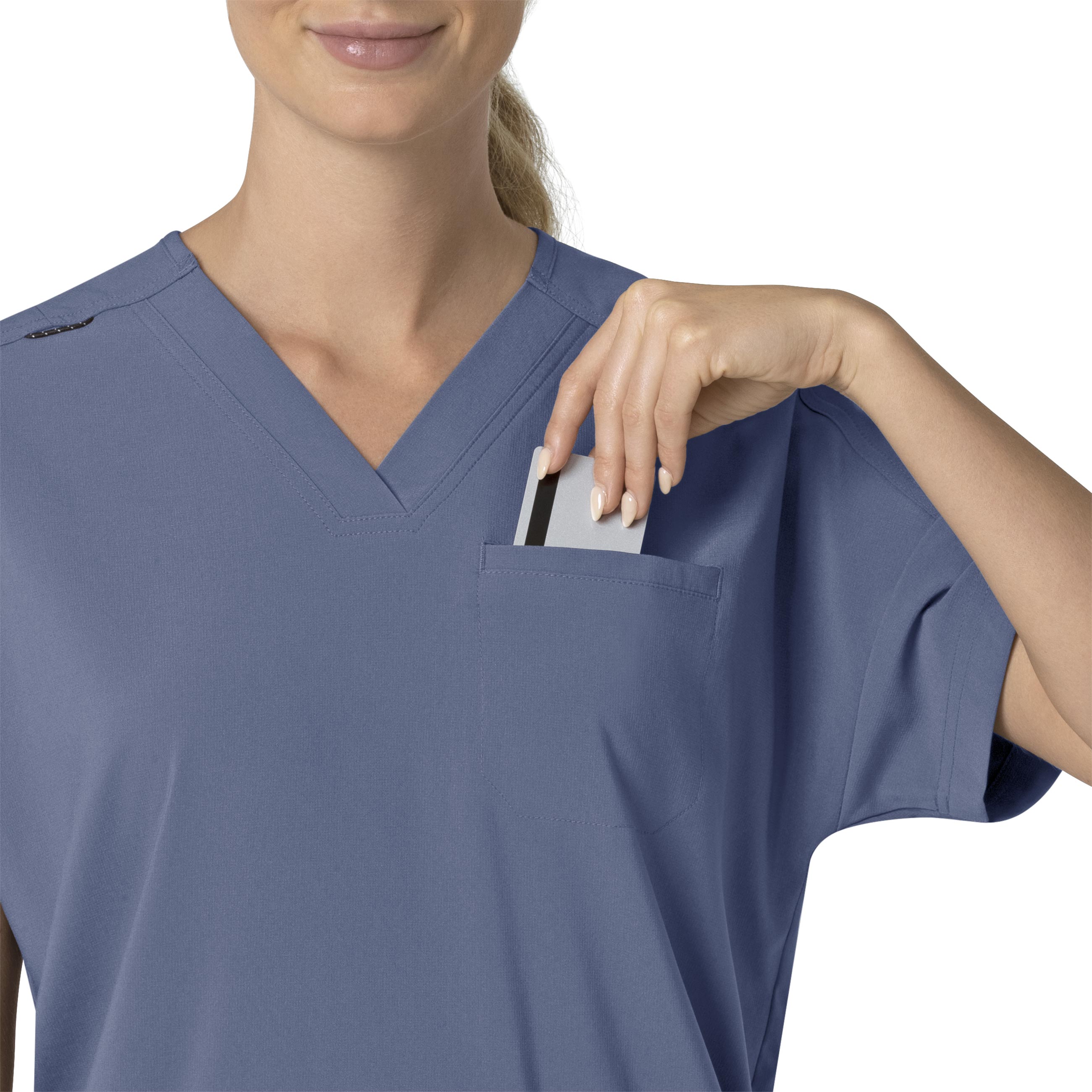 Force Cross-Flex C13110 Oversized V-Neck Scrub Top Riverside