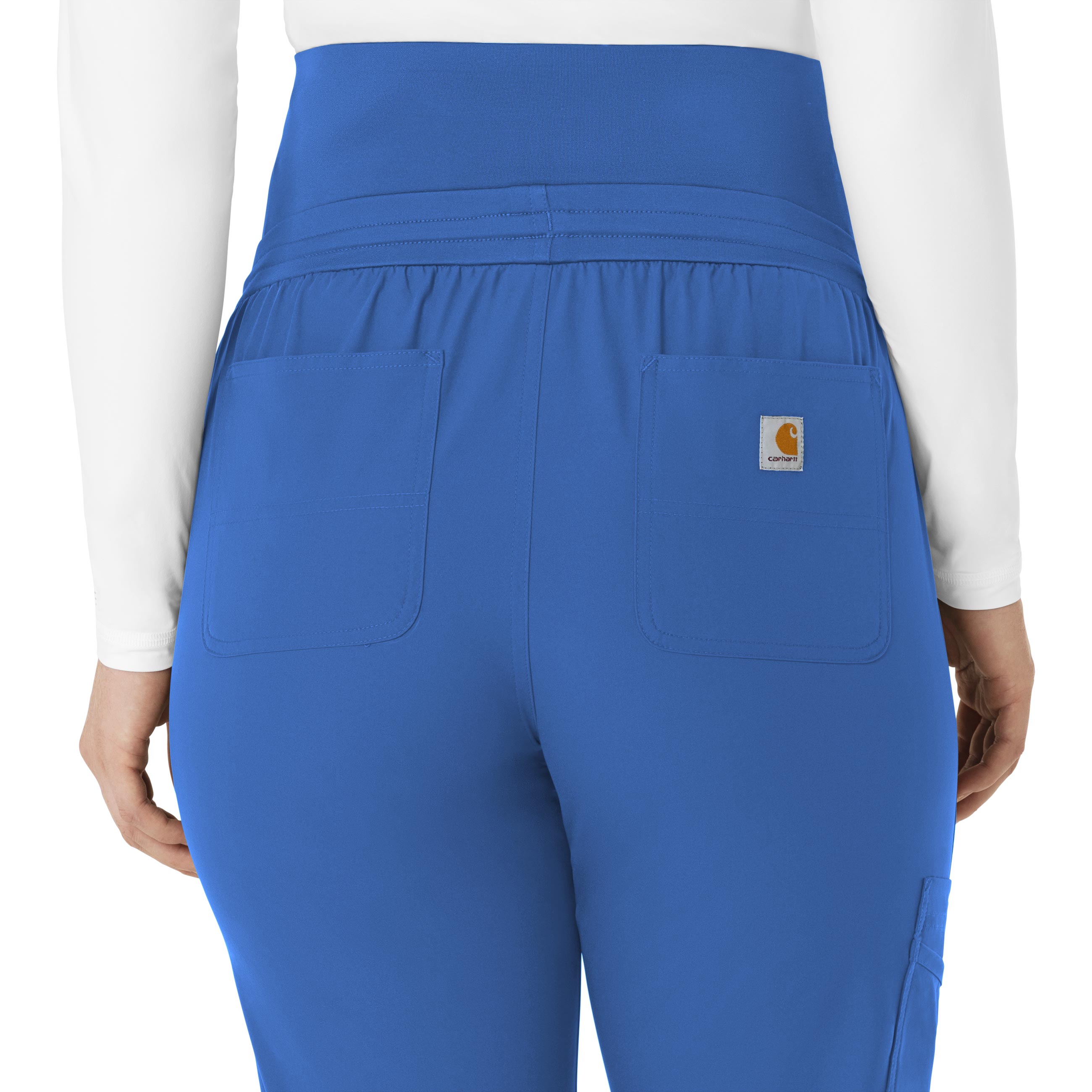 Force Essentials C54113 Maternity Jogger Scrub Pants Royal