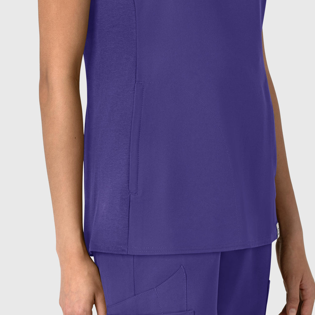 Thrive 6522 Flex-n-Reach V-Neck Scrub Top Grape