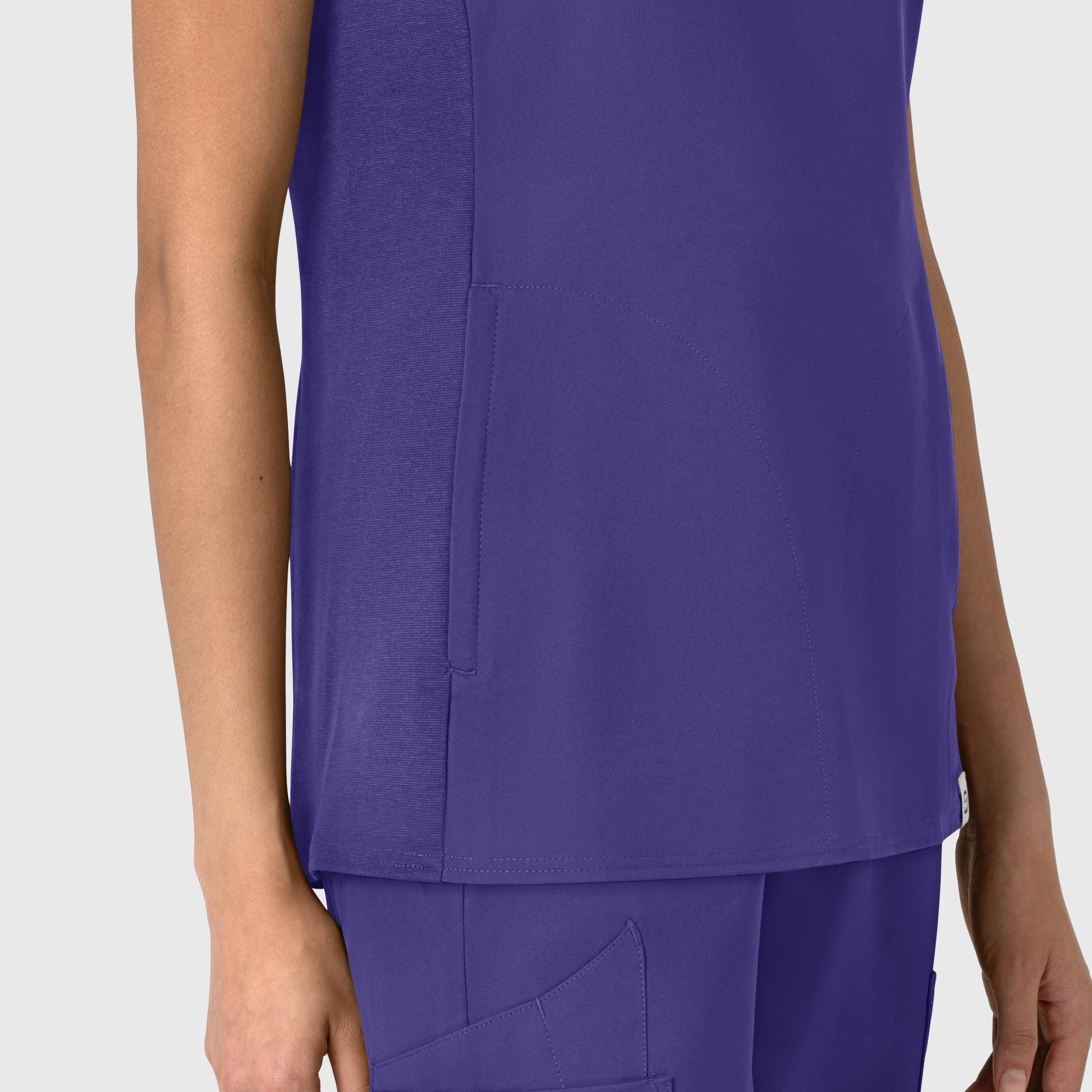 Thrive 6522 Flex-n-Reach V-Neck Scrub Top Grape