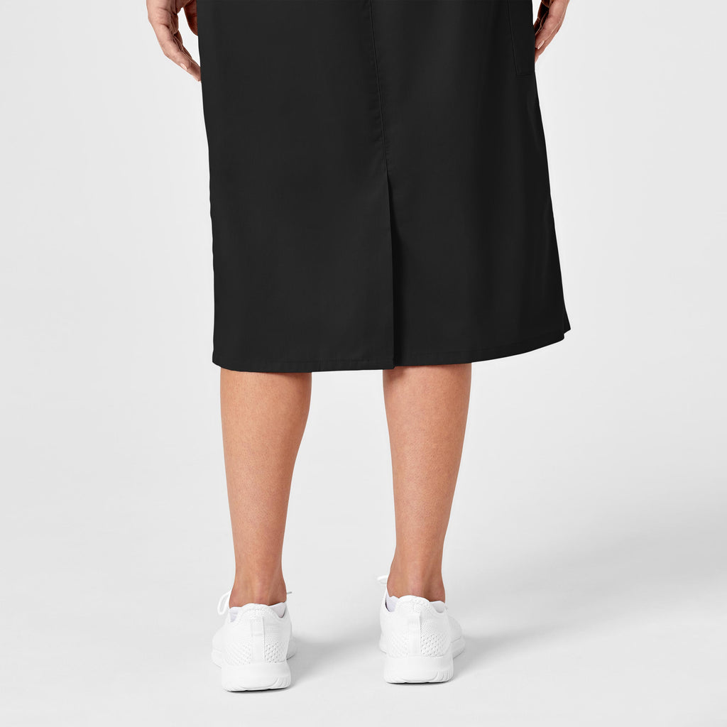 WonderWORK 701 Pull On Cargo Skirt Black