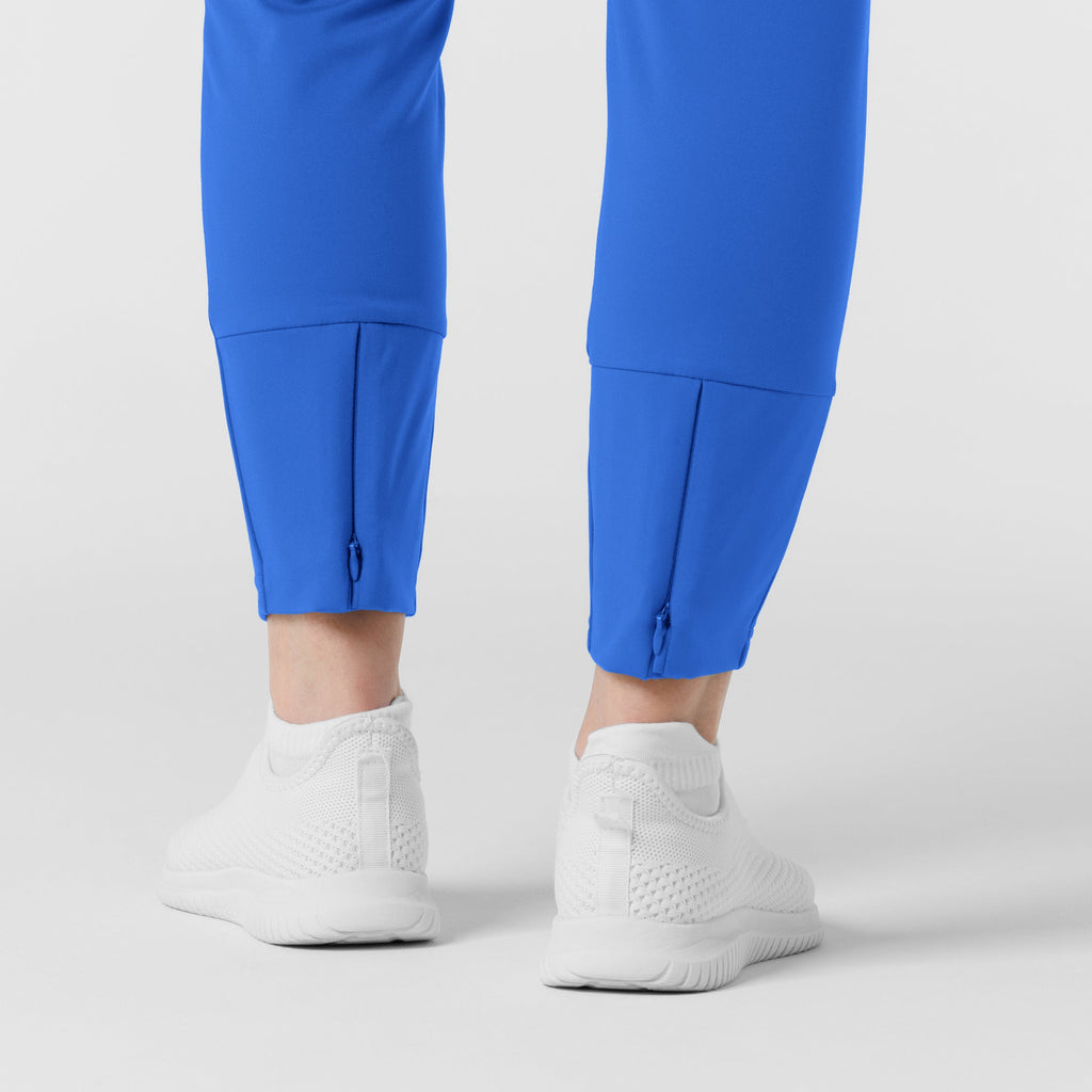 RENEW 5259 Knit Track Scrub Pants Royal