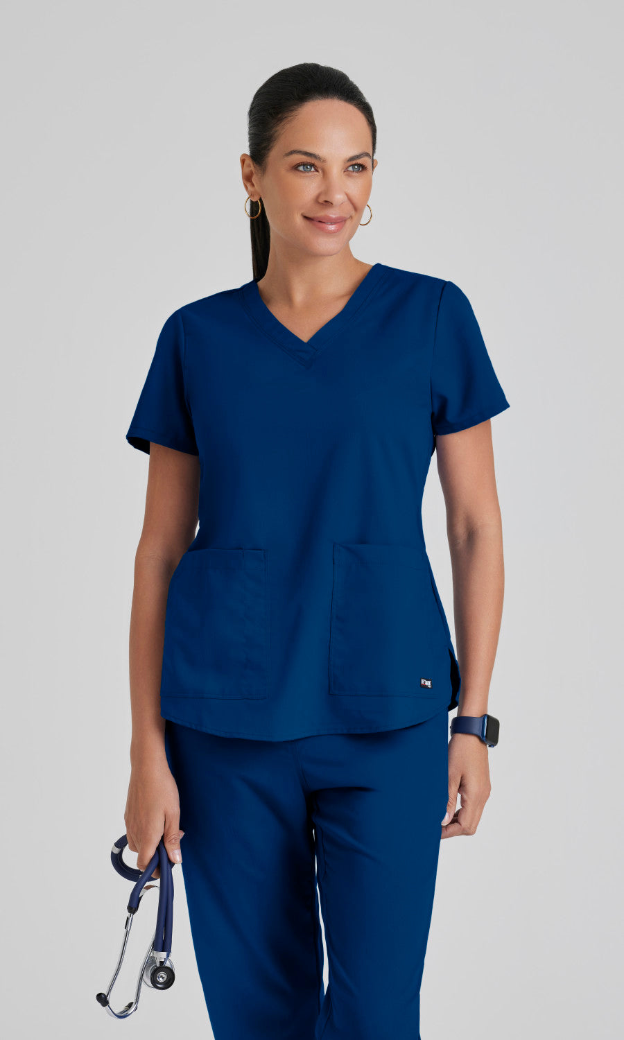 Grey's Anatomy 71166 Aubrey Scrub Top Indigo