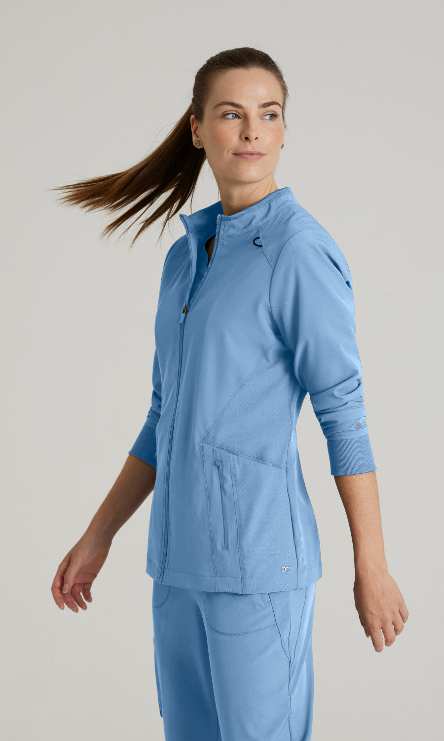 Barco One BOW894 Venture Scrub Jacket Ciel Blue