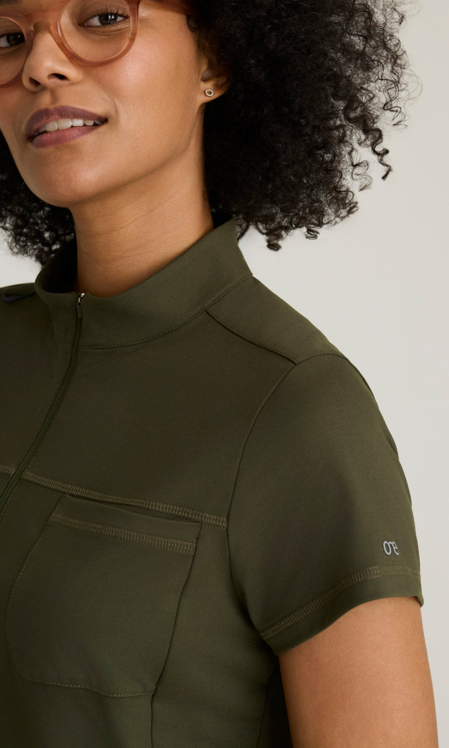 Barco One Performance Knit BOT270 Vigor Top Olive