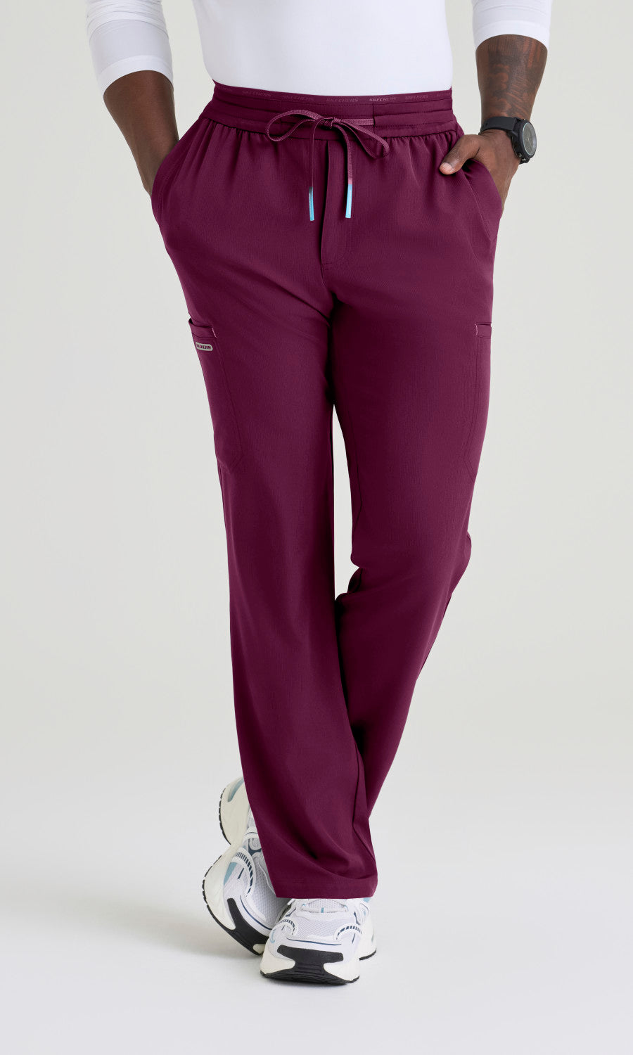 Skechers SKP736 Men's Merit Pant in Wine by Barco