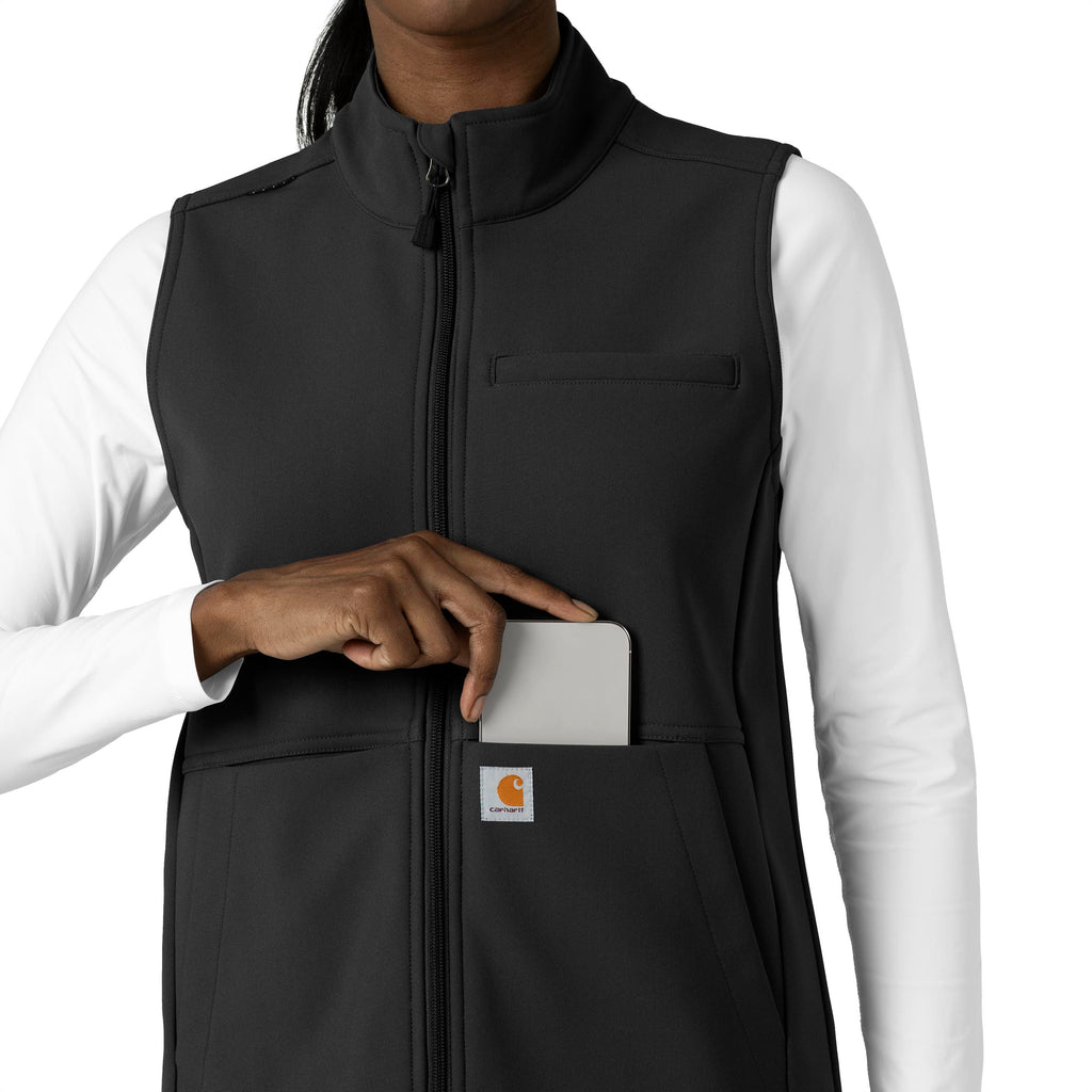 Rugged Flex C83023 Bonded Fleece Vest Black