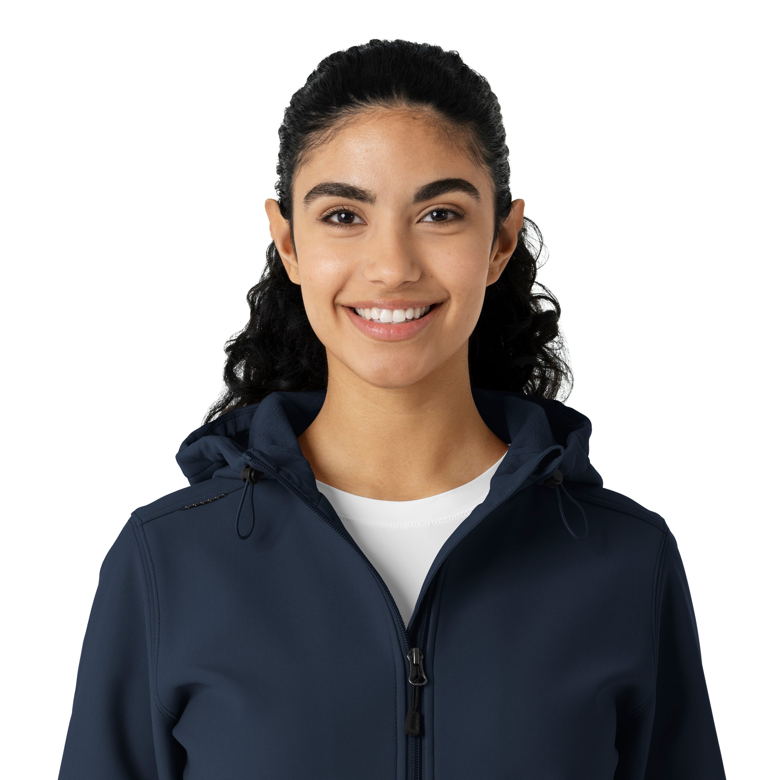 Layers C85023 Bonded Fleece Hoodie Navy