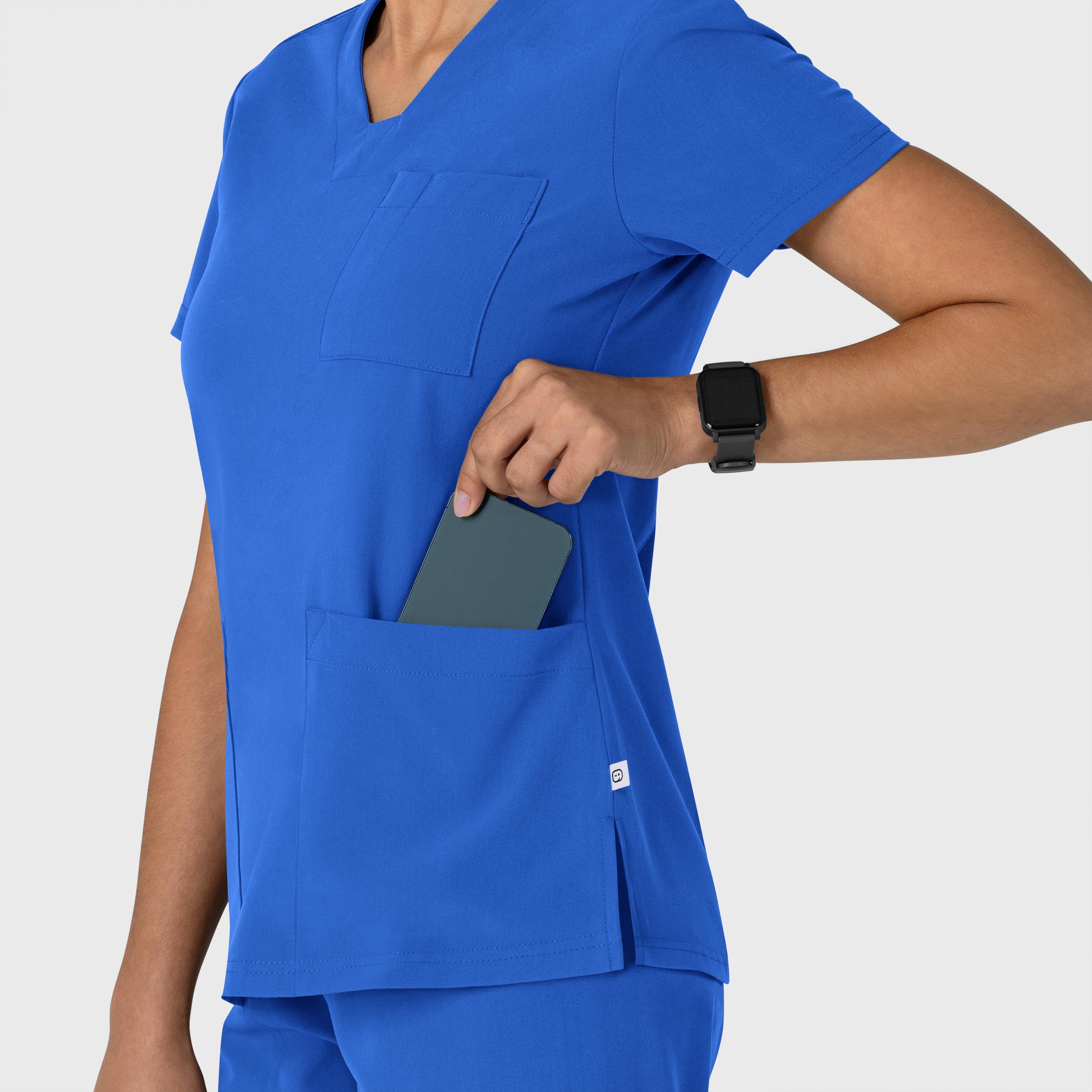 Nova 6132 Flex-n-Reach V-Neck Scrub Top Royal