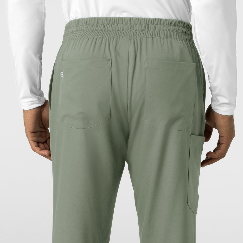 Boundless 5351 Men's Straight Leg Scrub Pants Sage