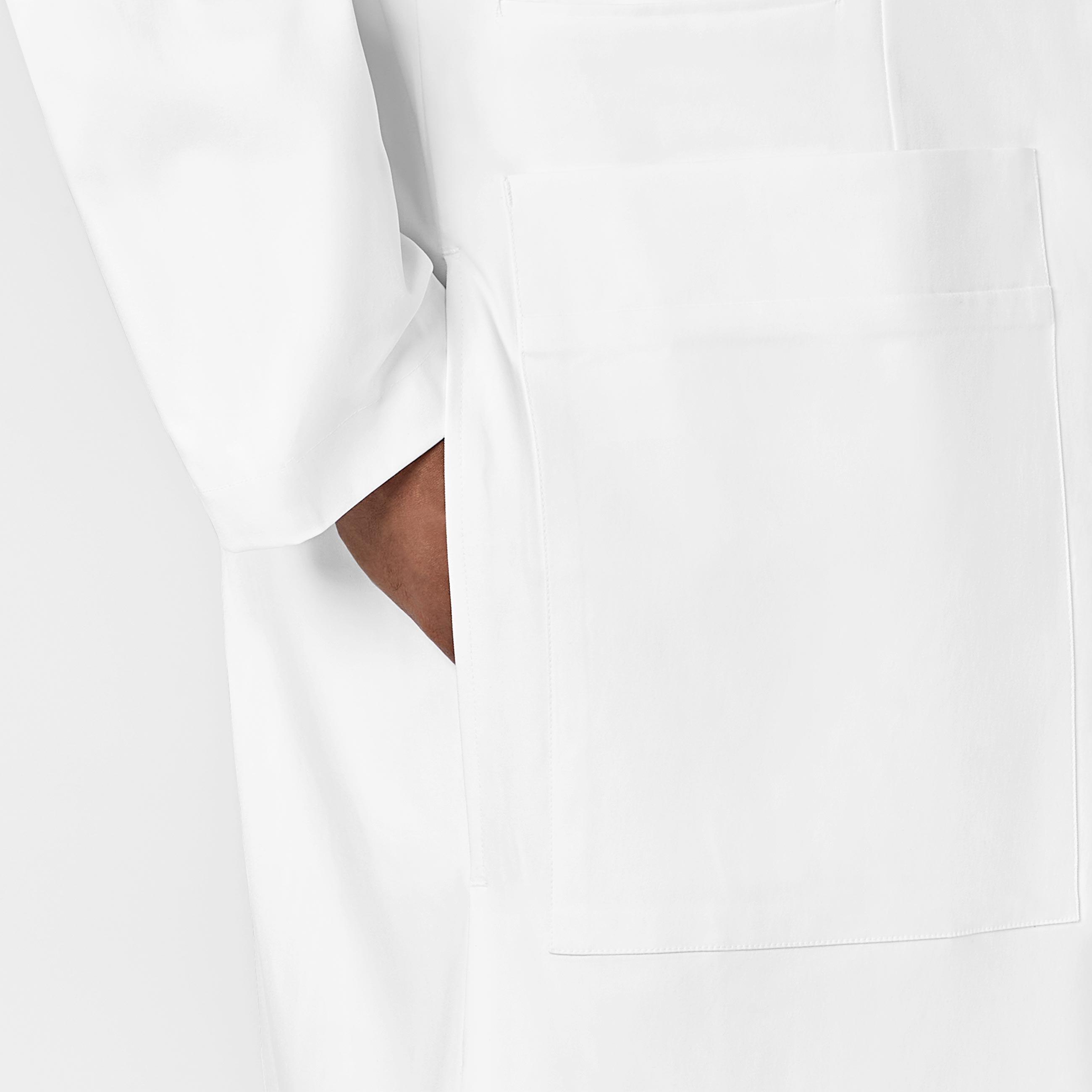 Slate 7372 Men's 38 Inch Doctors Coat White
