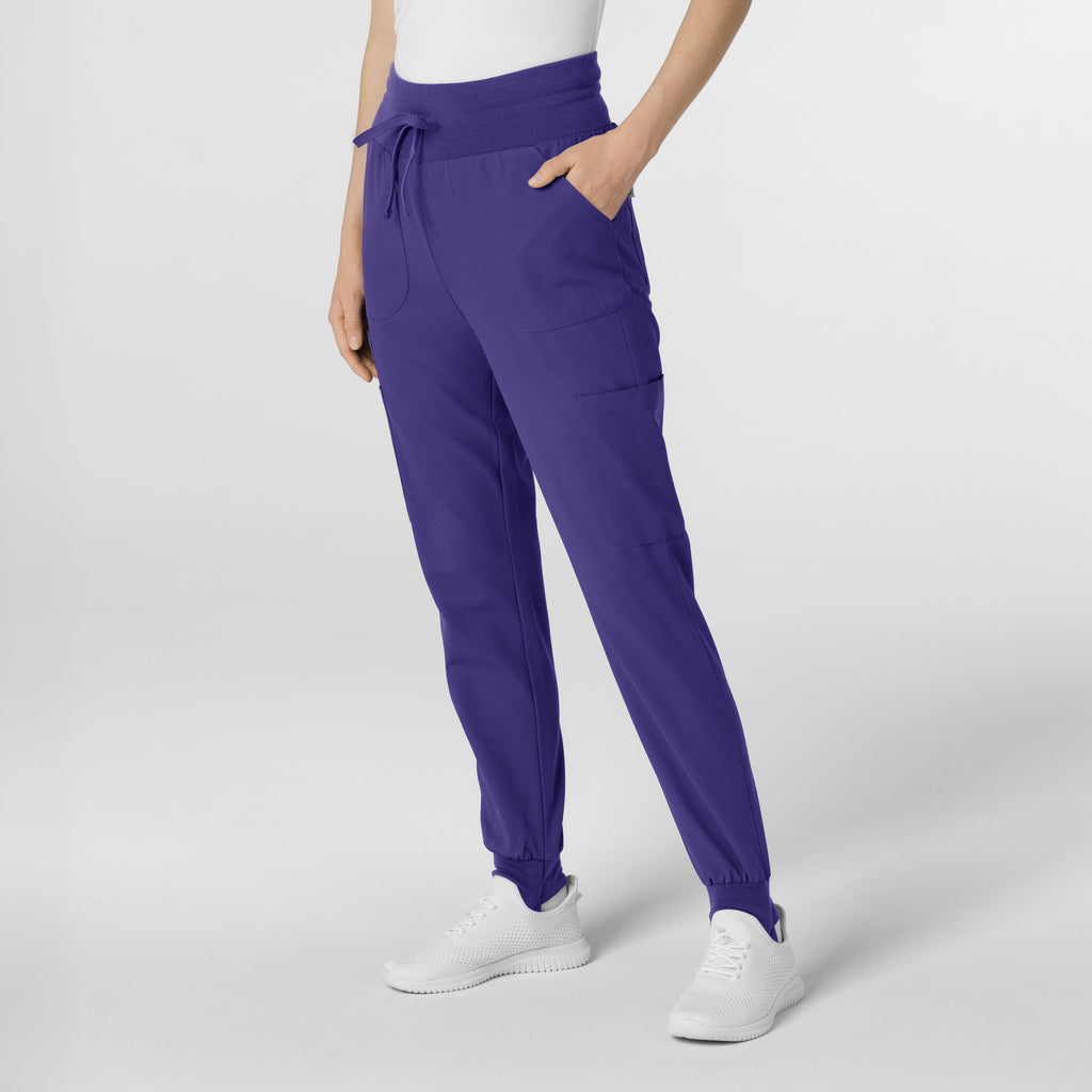 Thrive 5522 Convertible Stirrup Jogger Scrub Pants Grape