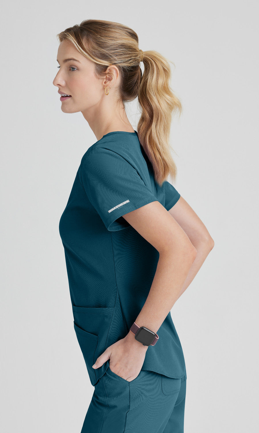 Skechers SK101 Breeze Scrub Top Bahama