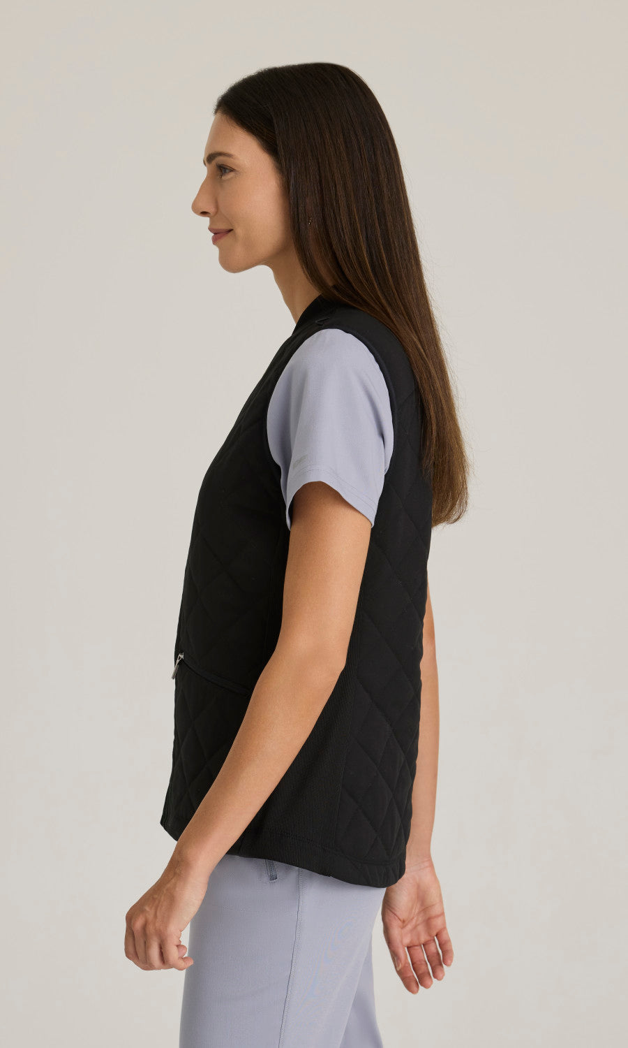 Grey's Anatomy Stretch GRSV845 Cristina Vest Black