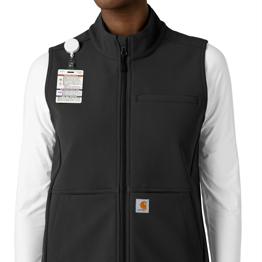 Rugged Flex C83023 Bonded Fleece Vest Black
