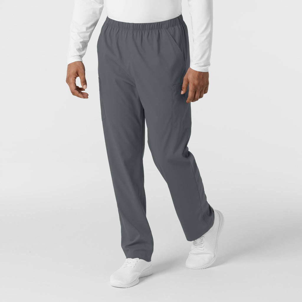 Boundless 5051 Unisex Straight Leg Scrub Pants Pewter