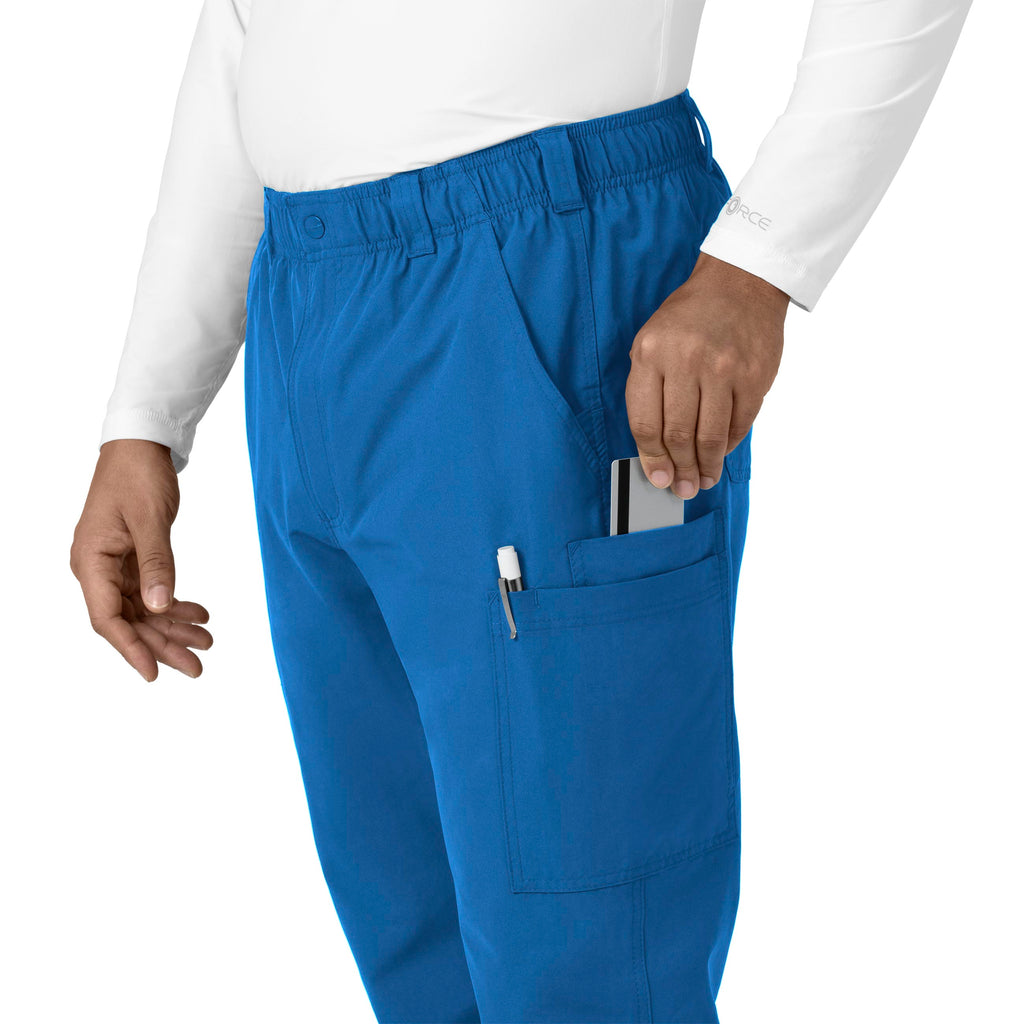 Force Essentials C56113 Men's Straight Leg Cargo Scrub Pants Royal