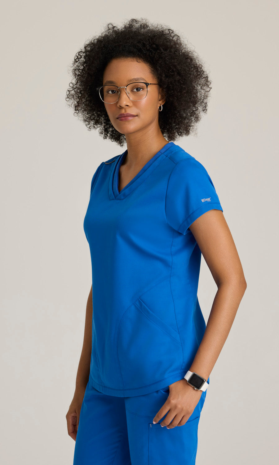 Grey's Anatomy GRT261 Evelyn Scrub Top New Royal