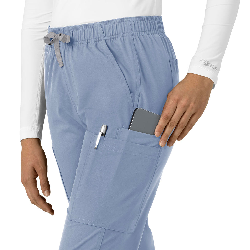 Force Essentials C51213 Straight Leg Scrub Pants Ceil Blue