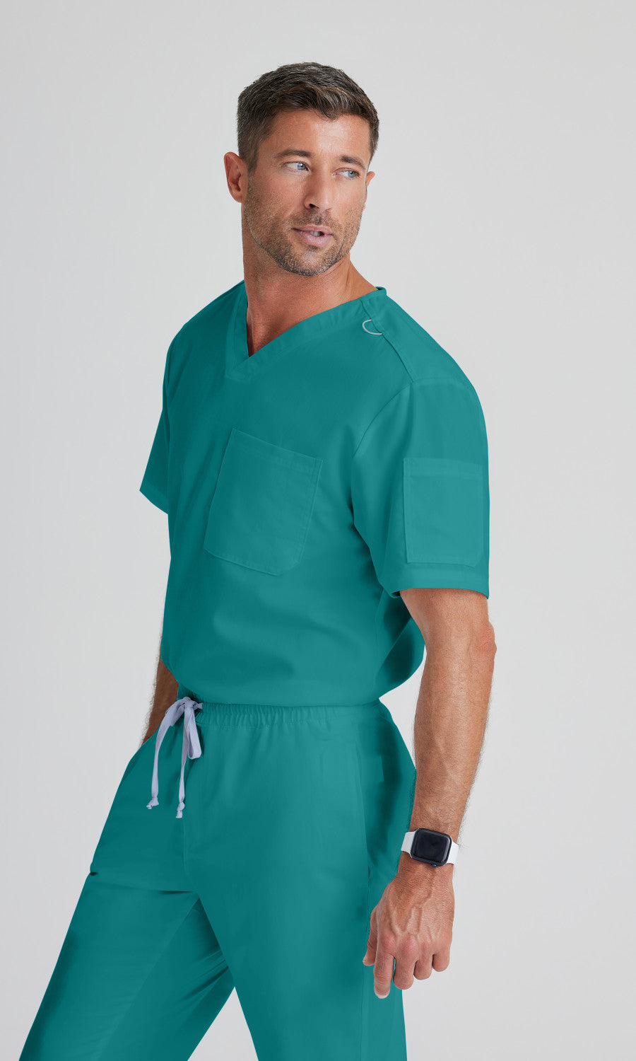 Grey's Anatomy Classic GRT091 Evan Scrub Top Teal