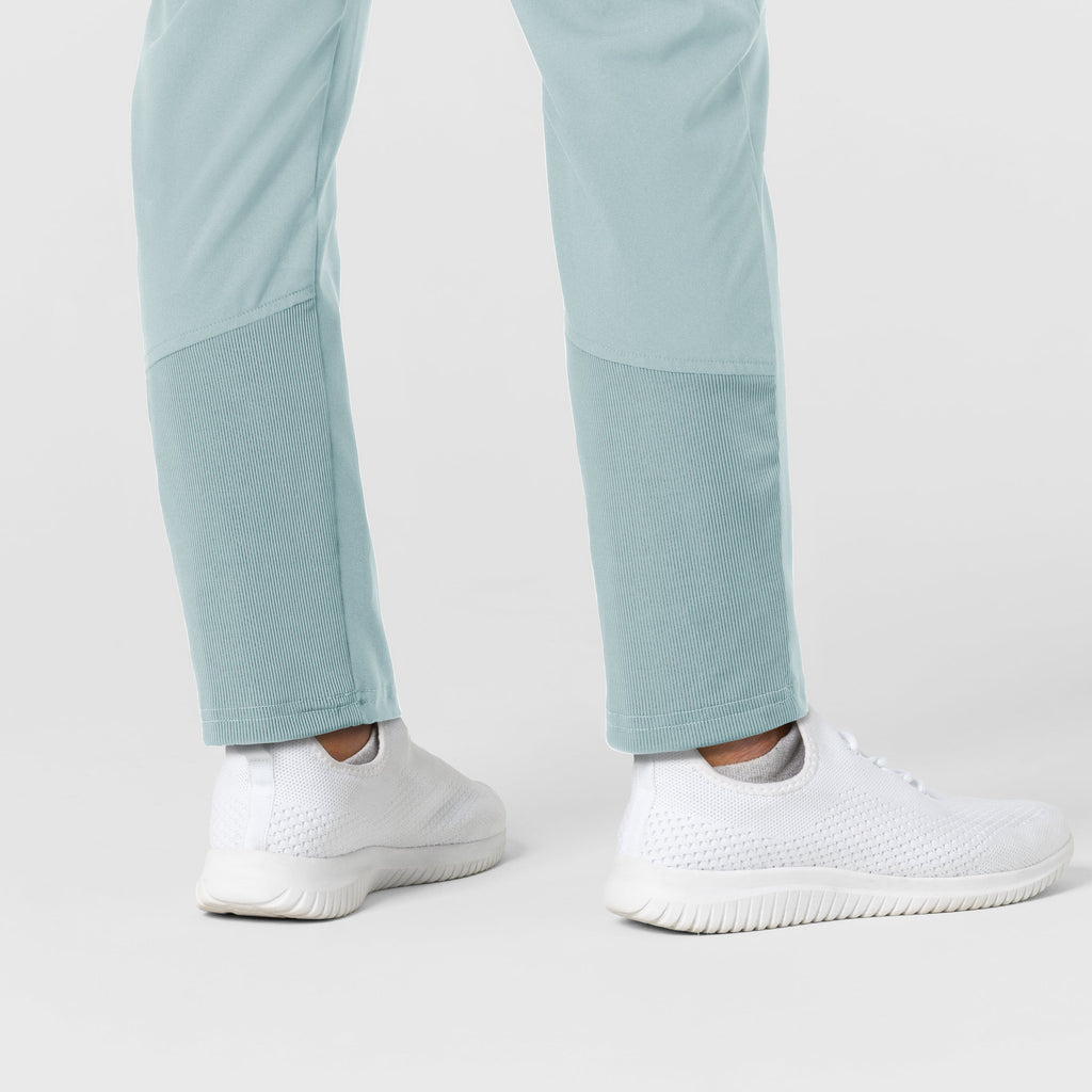 W123 5045 Flex-n-Reach Track Scrub Pants Sky Blue