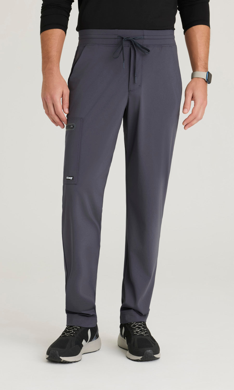 Grey's Anatomy Knit Stretch GRSP706 Focus Pant Steel