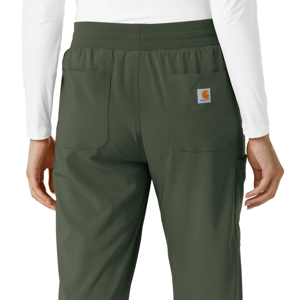 Force Cross-Flex C53310 Women's Boot Cut Scrub Pants Olive
