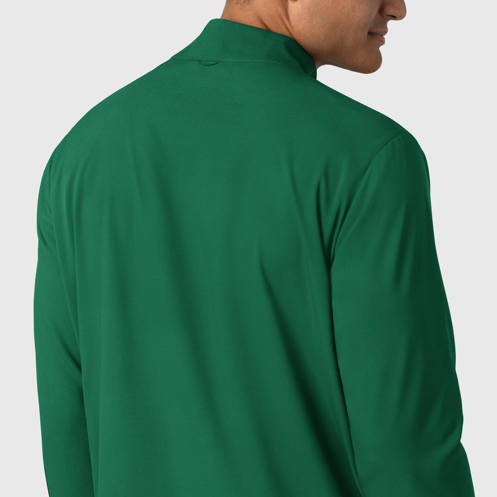 Boundless 8351 Men's Warm Up Scrub Jacket Hunter