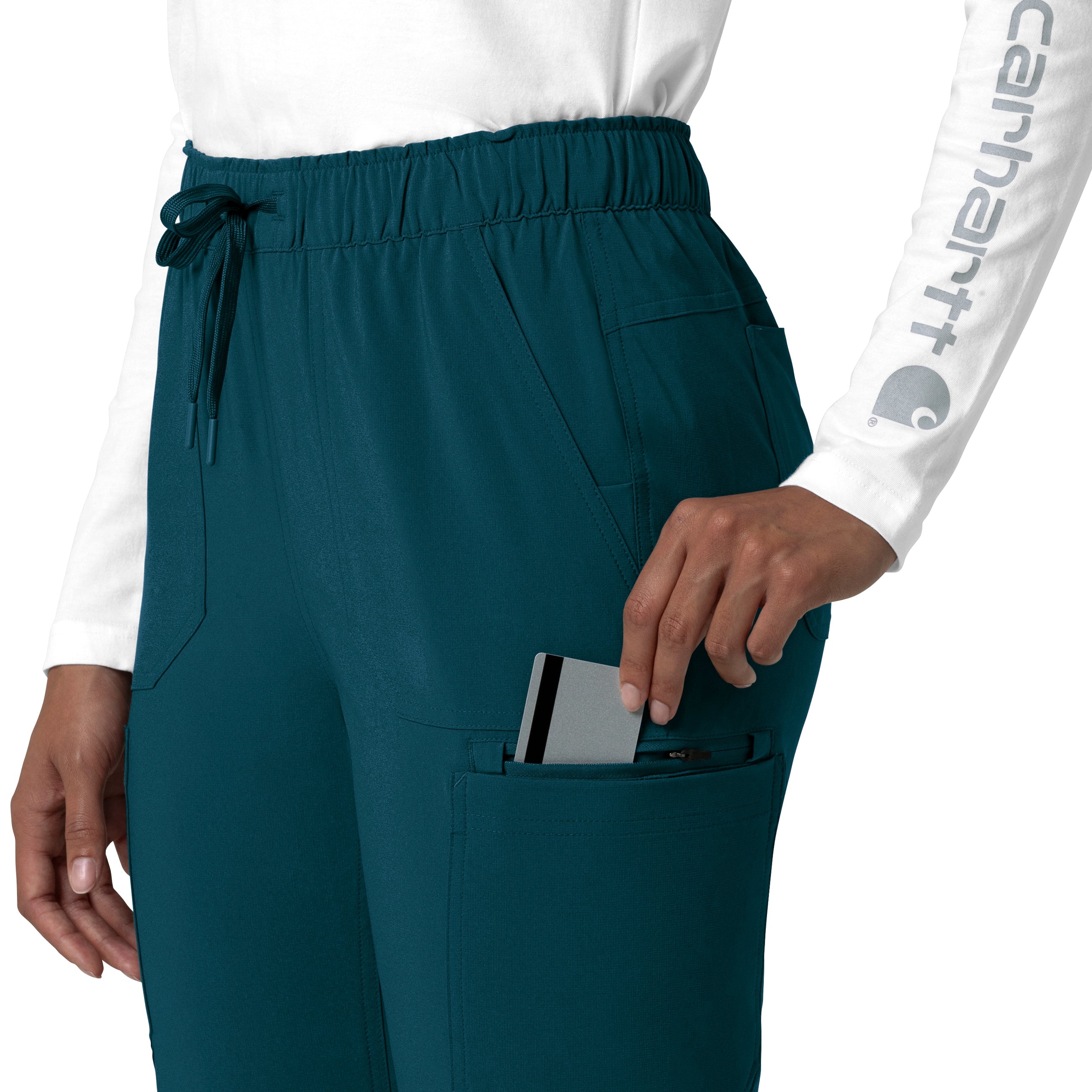 Force Cross-Flex C53210 Straight Leg Cargo Scrub Pants Caribbean