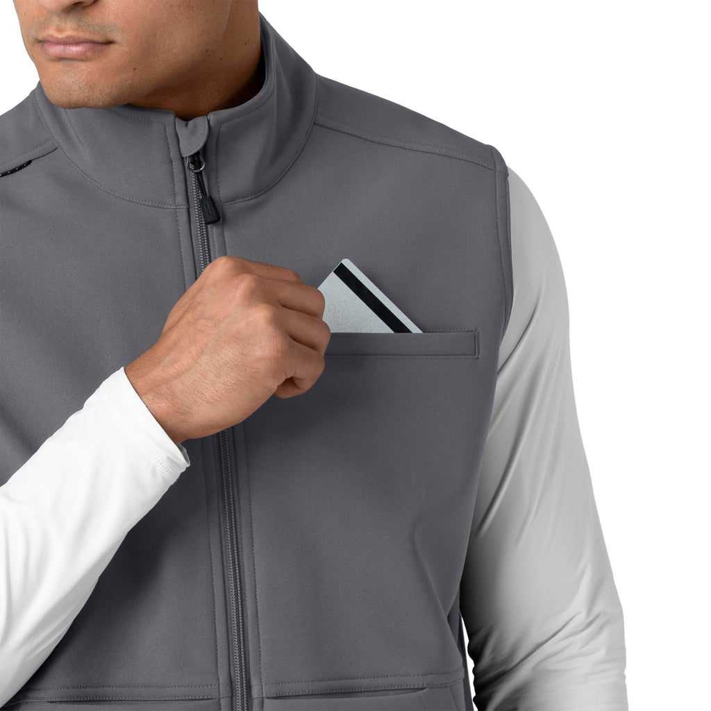 Rugged Flex C82023 Men's Bonded Fleece Vest Pewter