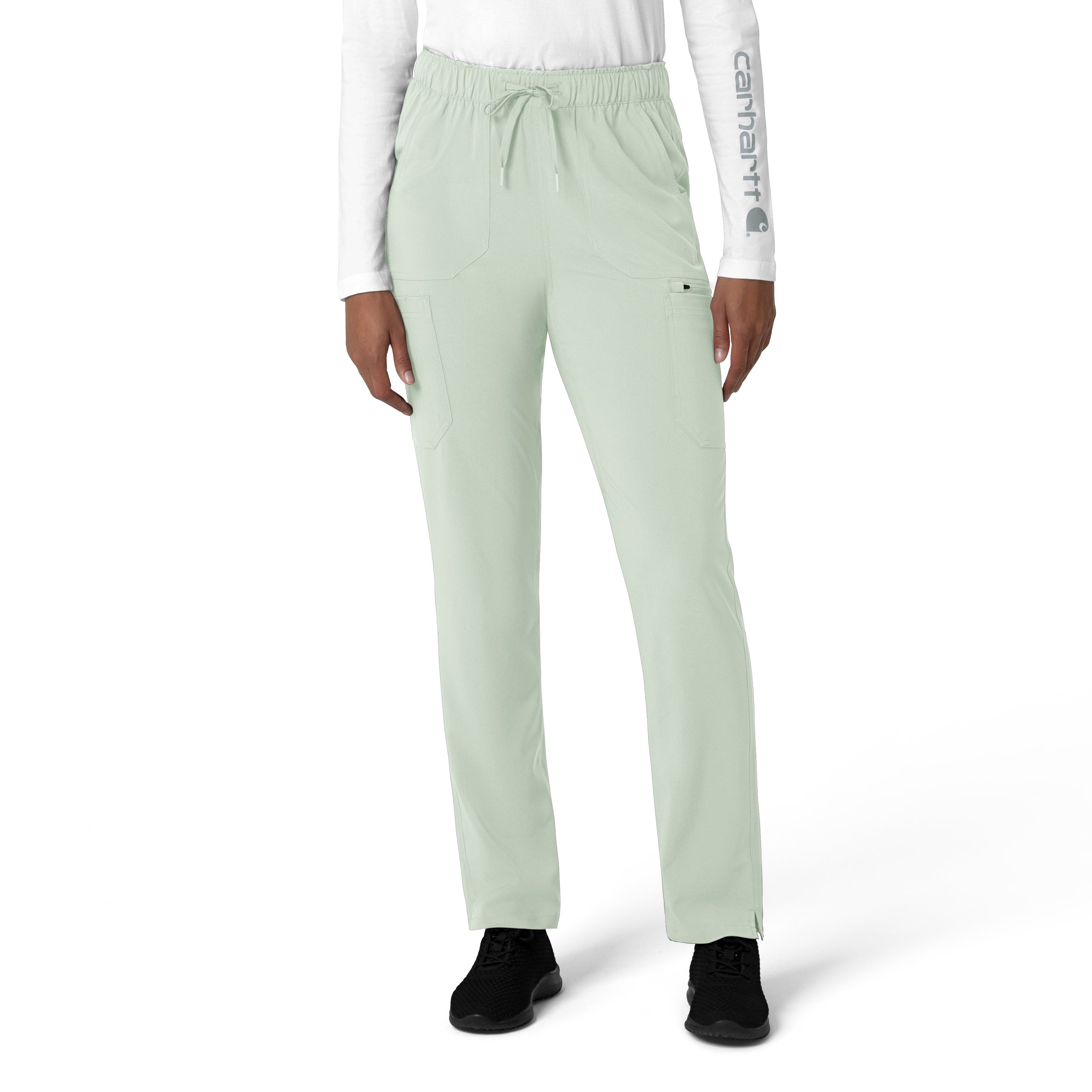 Force Cross-Flex C53210 Women's Straight Leg Cargo Scrub Pants Big Sky