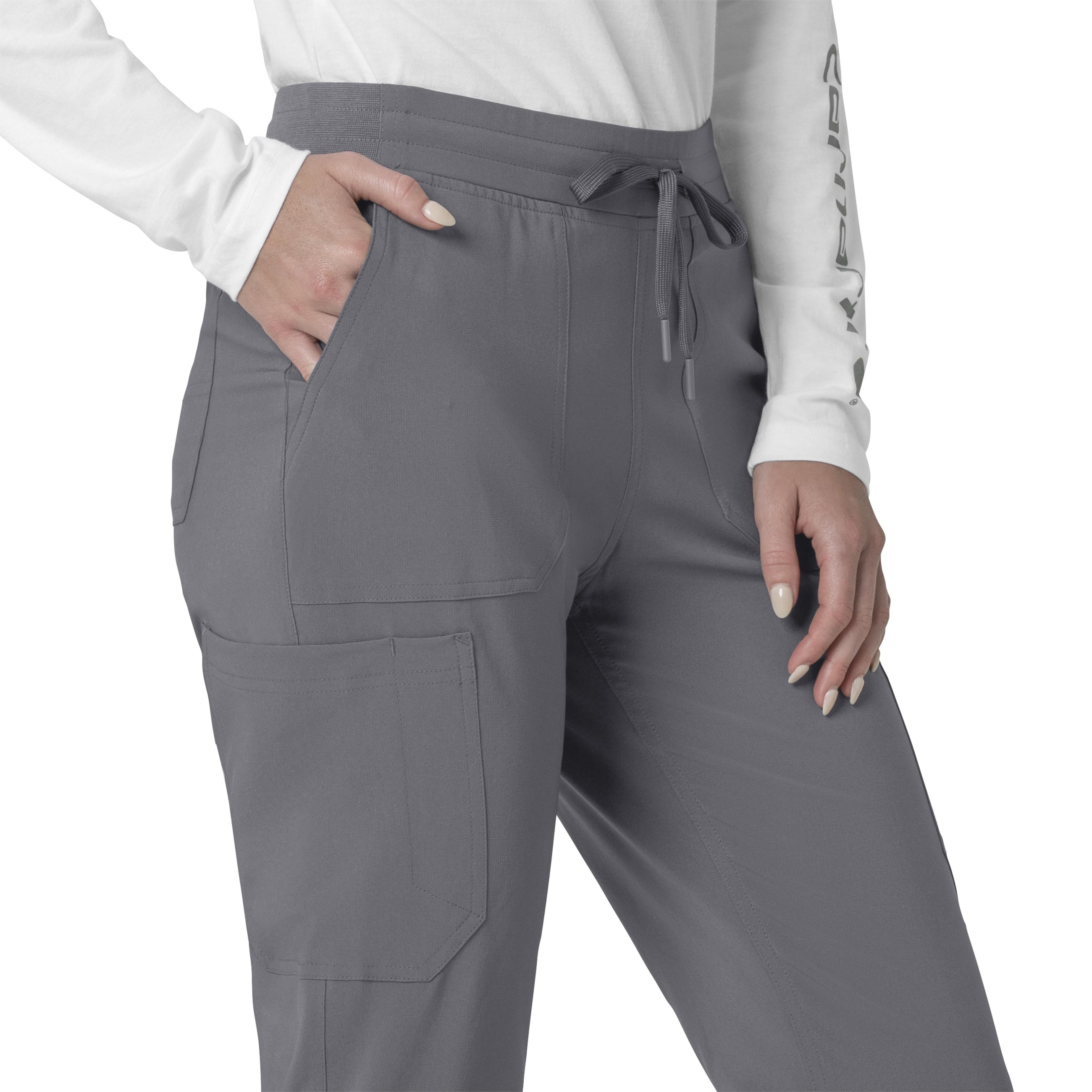 Force Cross-Flex C53110 Cargo Jogger Scrub Pants Pewter