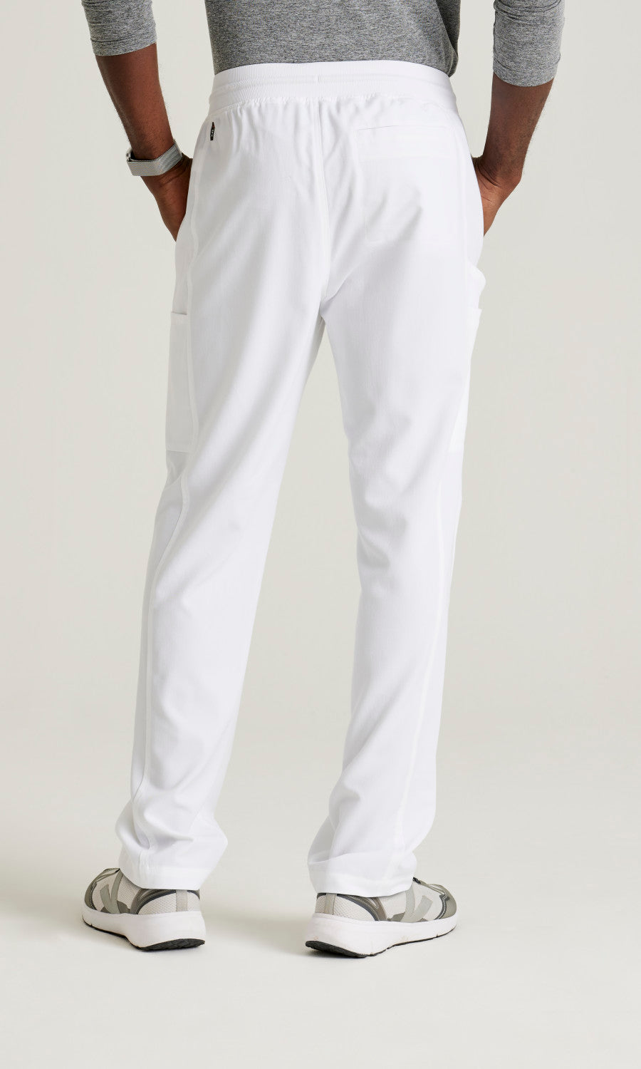 Grey's Anatomy Stretch GRSP617 Hudson Scrub Pants White