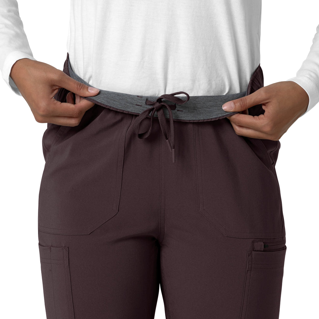 Force Cross-Flex C53210 Women's Straight Leg Cargo Scrub Pants Dark Sepia