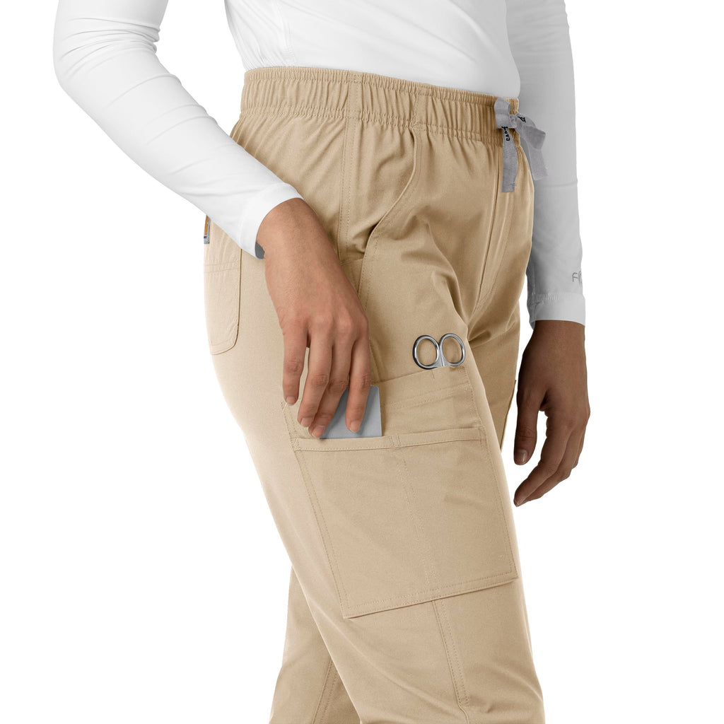 Force Essentials C51213 Straight Leg Scrub Pants Khaki