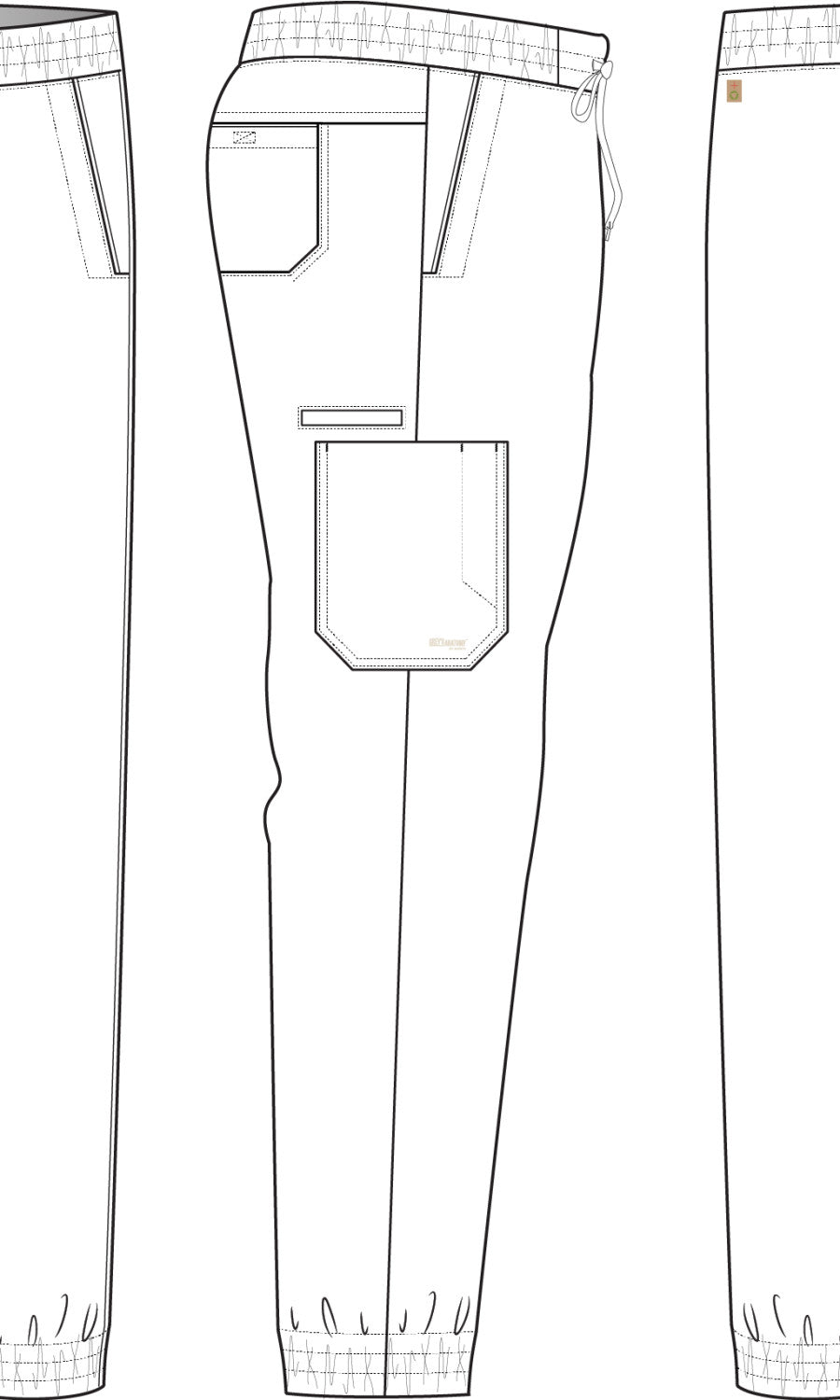 Grey's Anatomy Evolve GSSP626 Voyager Jogger True Red