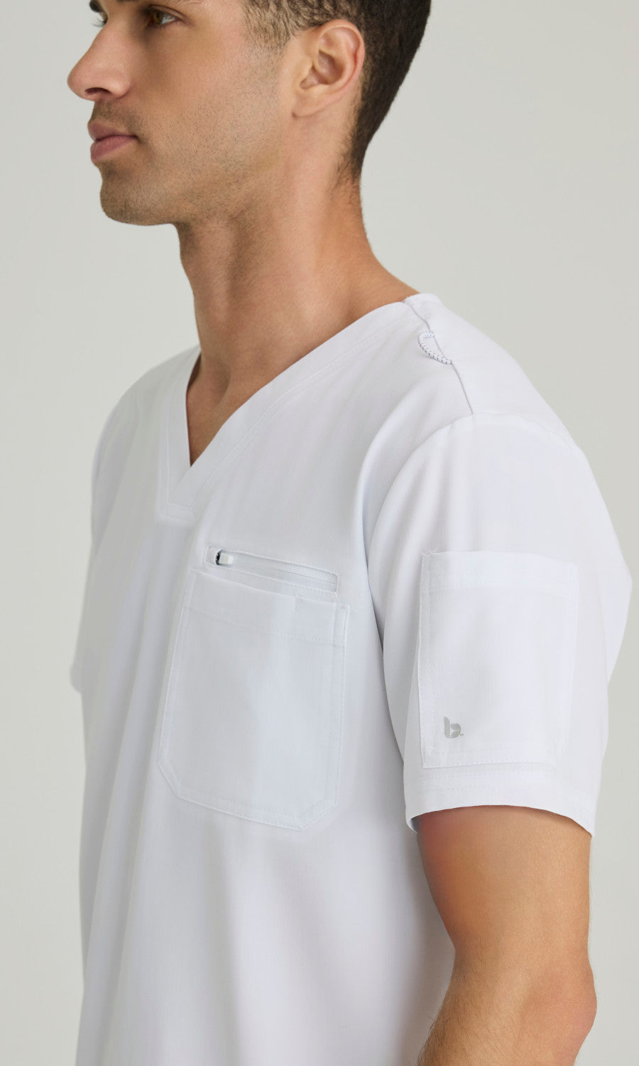 Barco Unify BUT153 Rally Scrub Top White