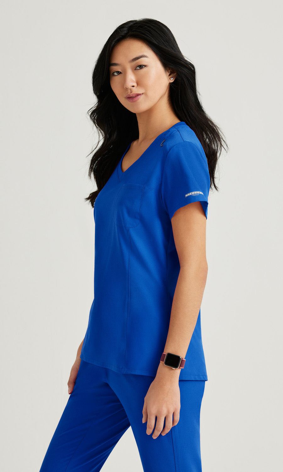 Skechers SKT147 Dignity Scrub Top New Royal