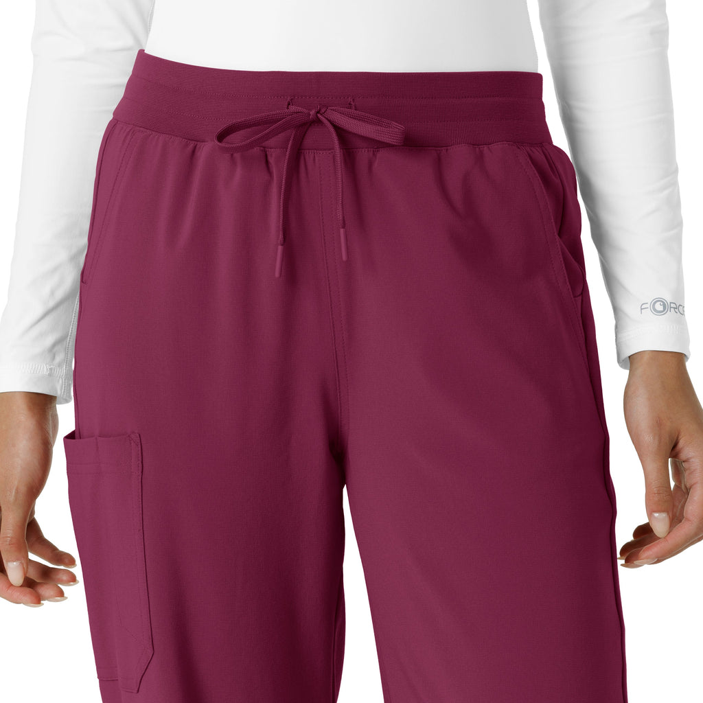 Force Cross-Flex C53310 Boot Cut Scrub Pants Wine