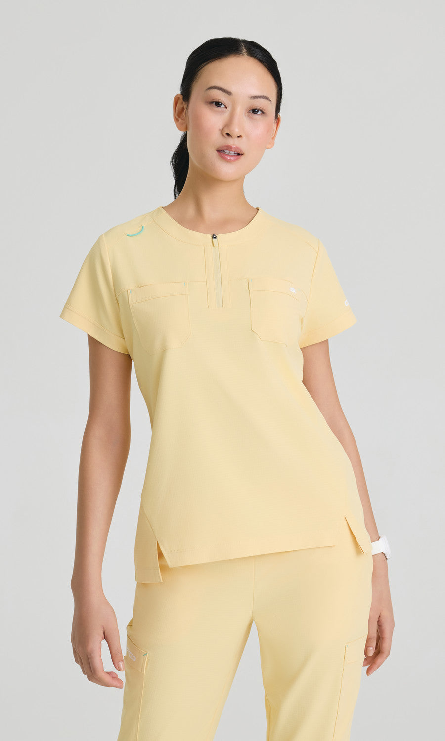 Skechers™ Ripstop SKT284 Women's Trek Tuck-In Top in Soft Citrine by Barco