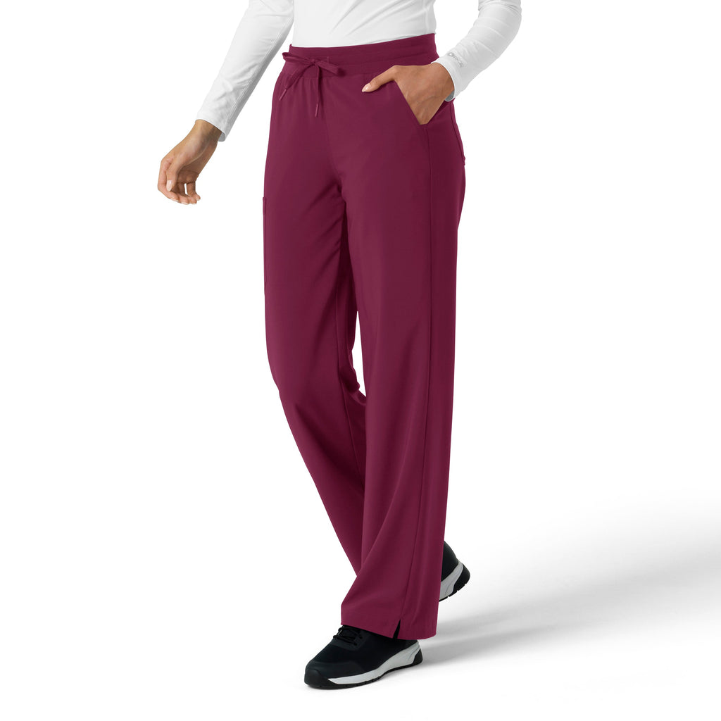 Force Cross-Flex C53310 Boot Cut Scrub Pants Wine