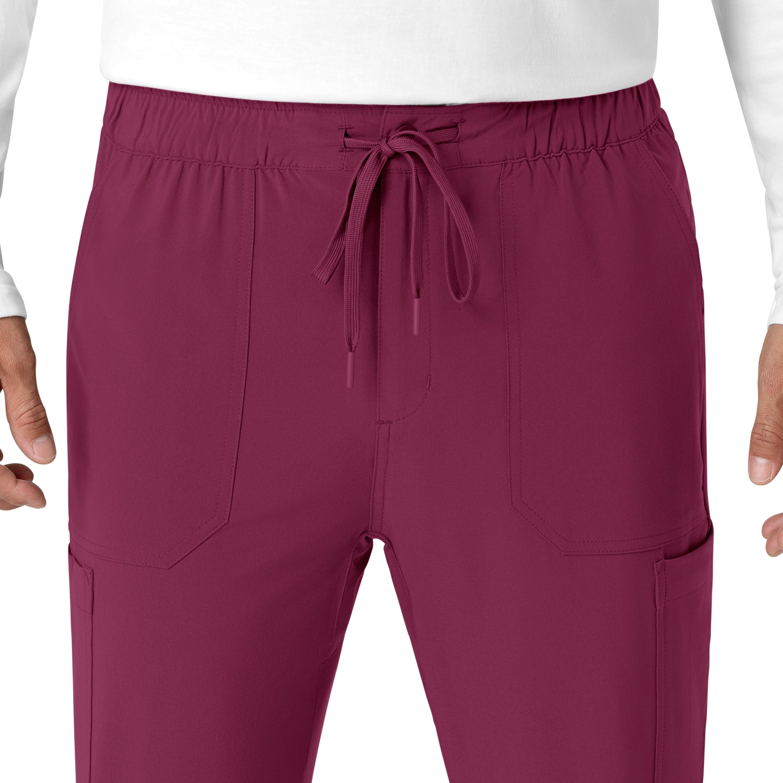 Force Cross-Flex C56310 Men's Jogger Scrub Pants Wine