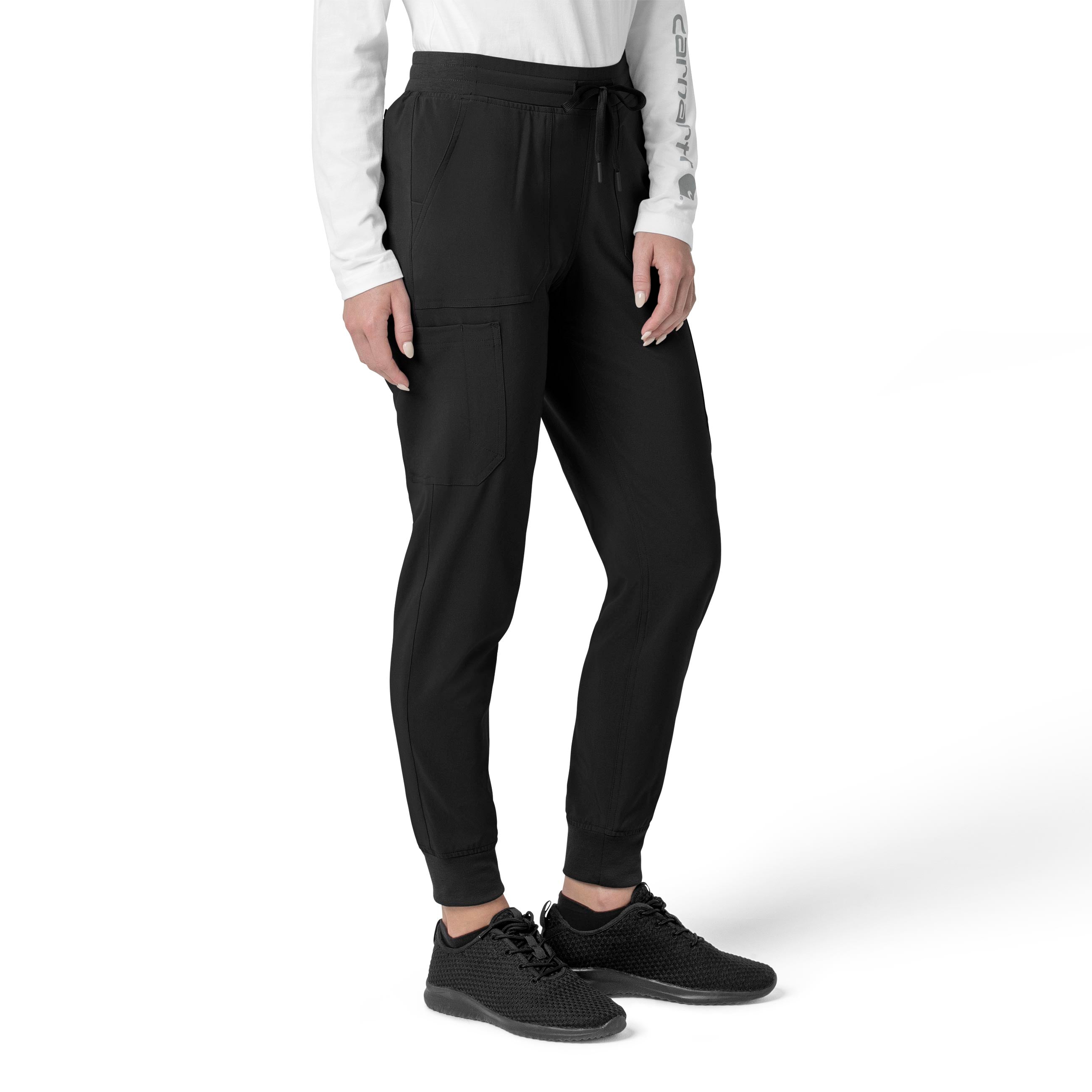 Force Cross-Flex C53110 Cargo Jogger Scrub Pants Black