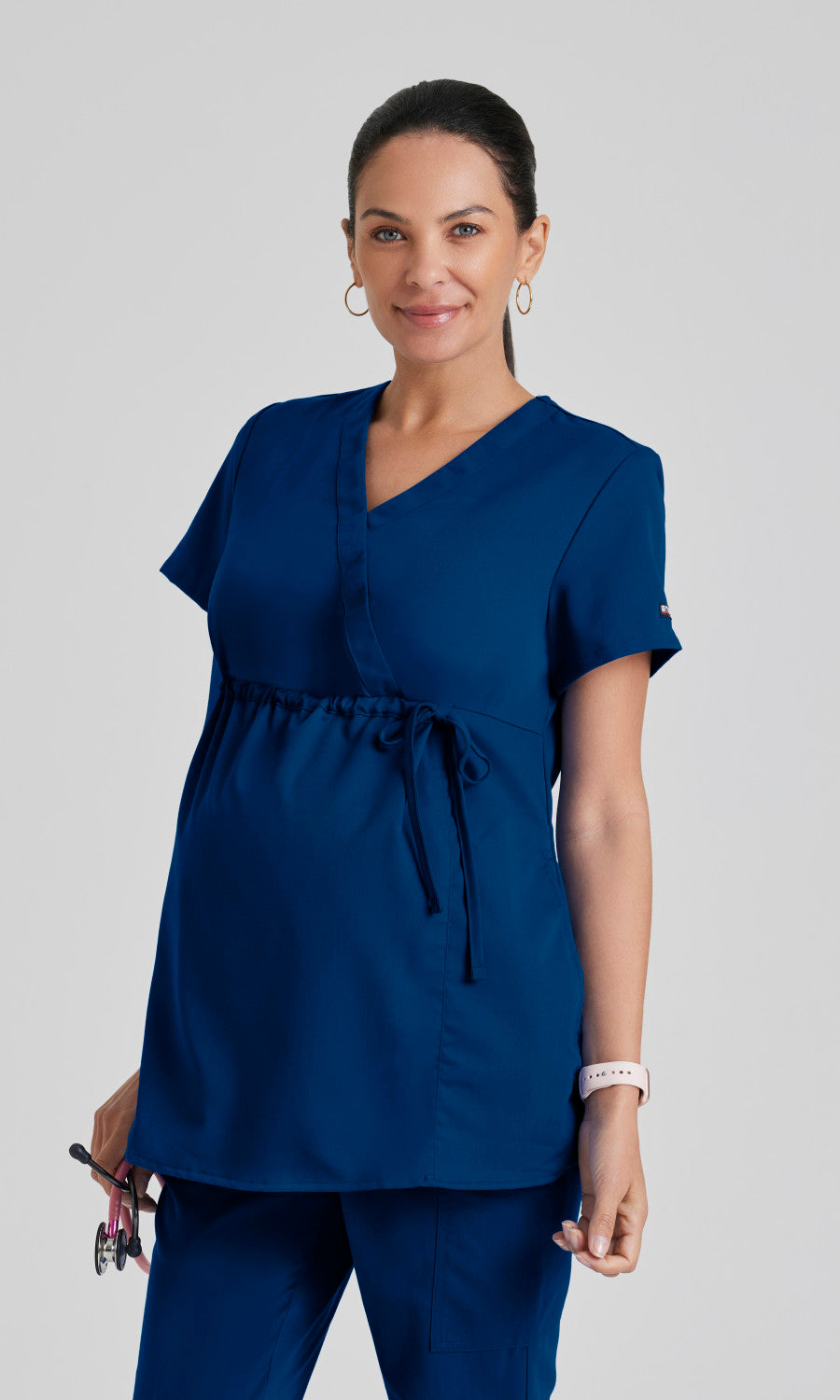 Grey's Anatomy GRT094 Lilah Scrub Top Indigo