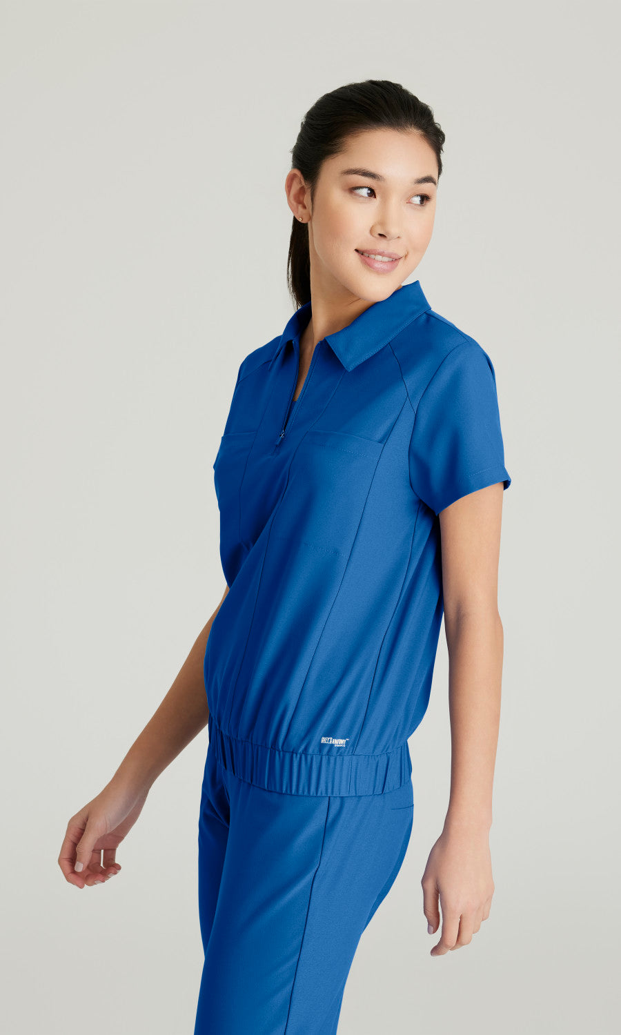 Grey's Anatomy Evolve GSST215 Perseverance Scrub Top New Royal