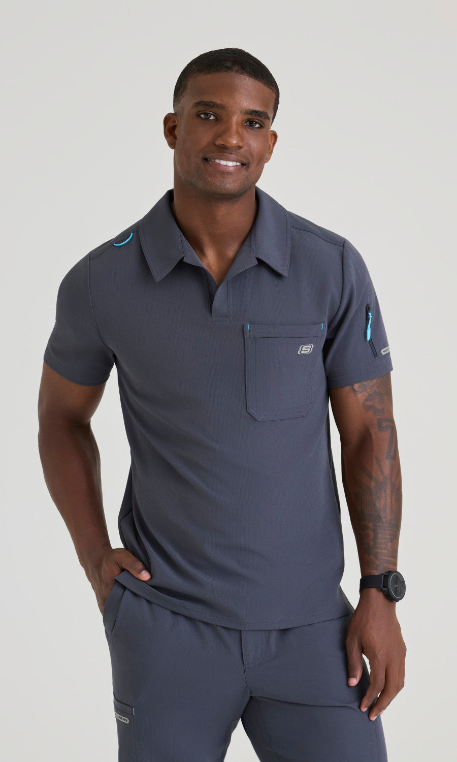 Skechers SKT305 Men's Merit Top in Pewter by Barco