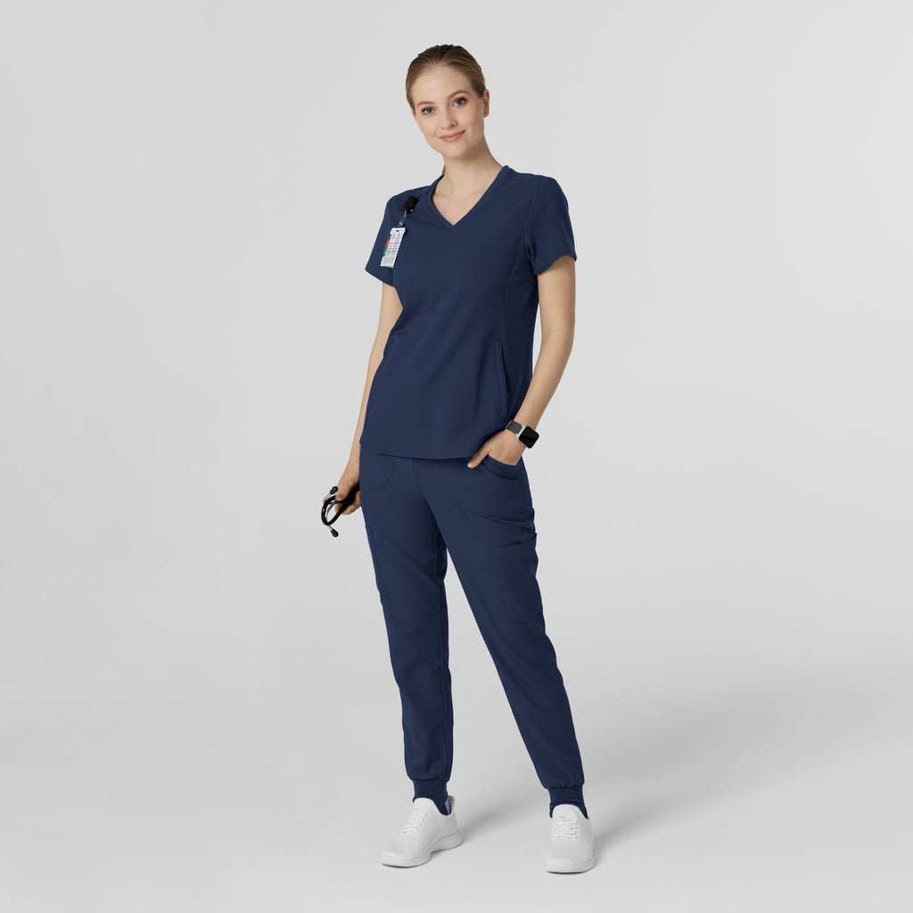 Thrive 5522 Convertible Stirrup Jogger Scrub Pants Navy