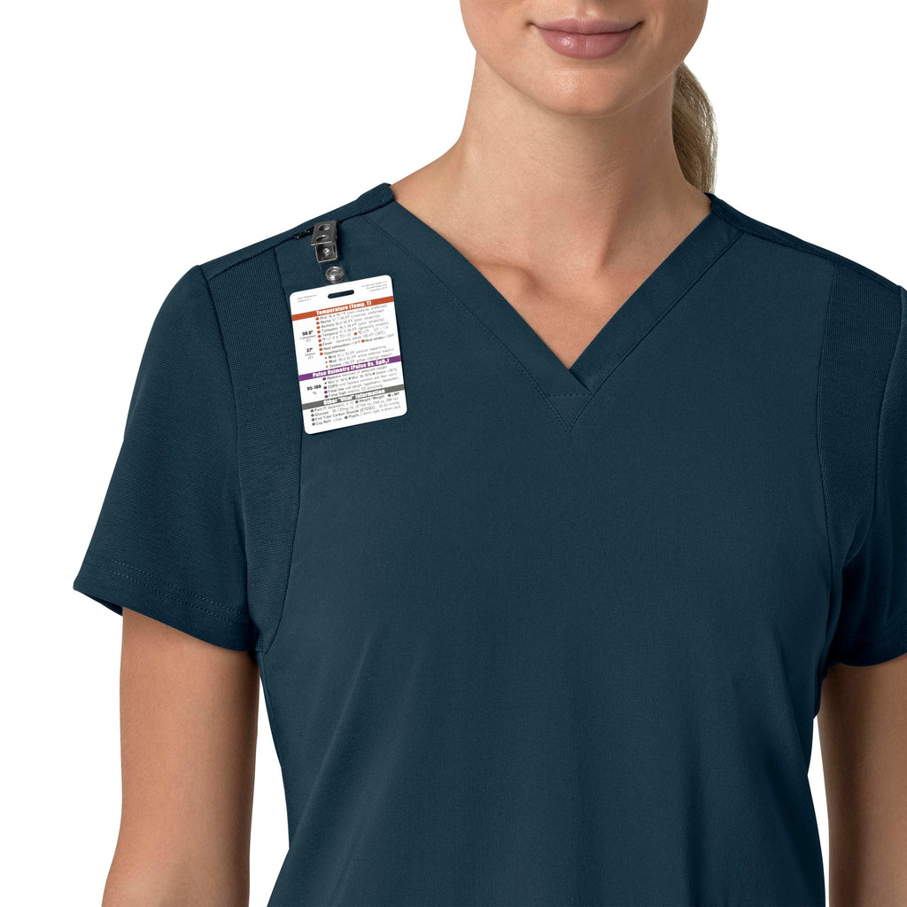 Force Cross-Flex C13210 Flex Panel V-Neck Scrub Top Navy