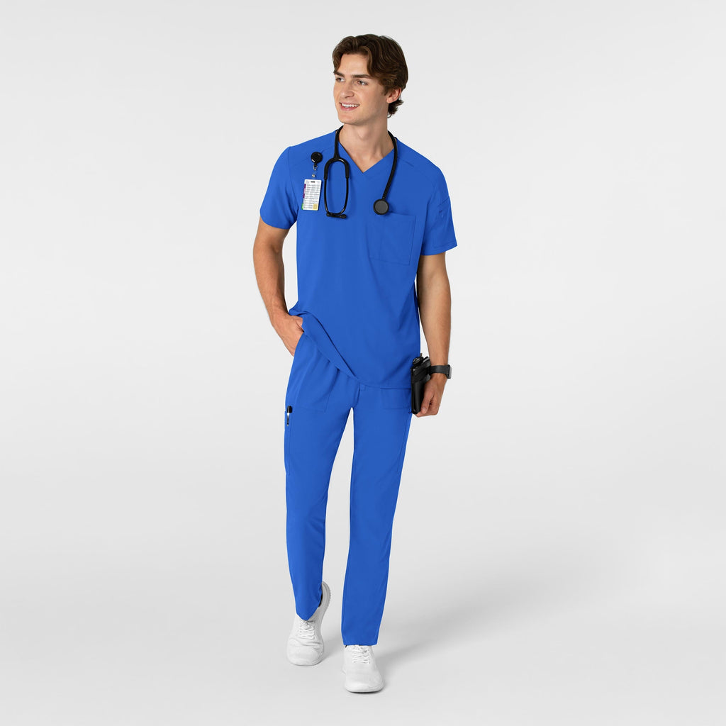 RENEW 5834 Men's Tapered Scrub Pants Royal